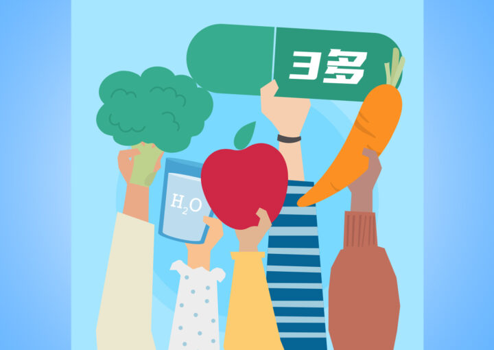 【預防高血壓飲食小口訣之3多】